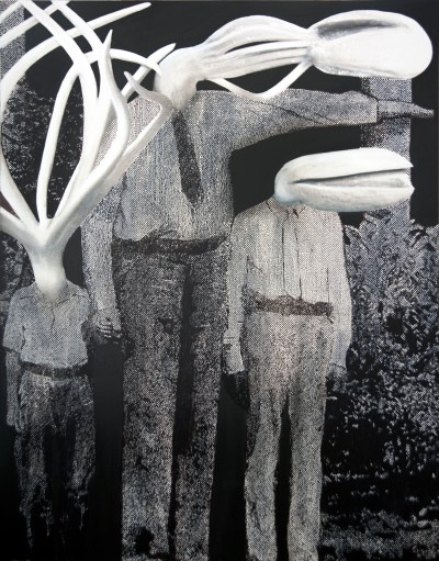 tuval üzerine karışık teknik116x89 cm