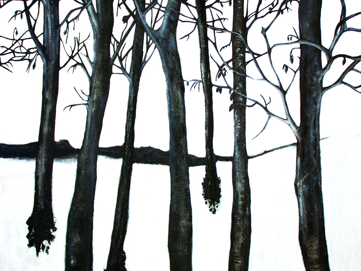 For we are like tree trunks in the&nbsp;snow